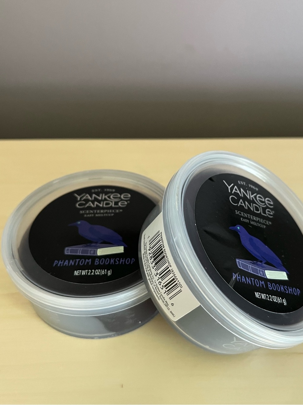 Two New Yankee Candle Phantom Bookshop Scenterpiece Wax Melt Cups